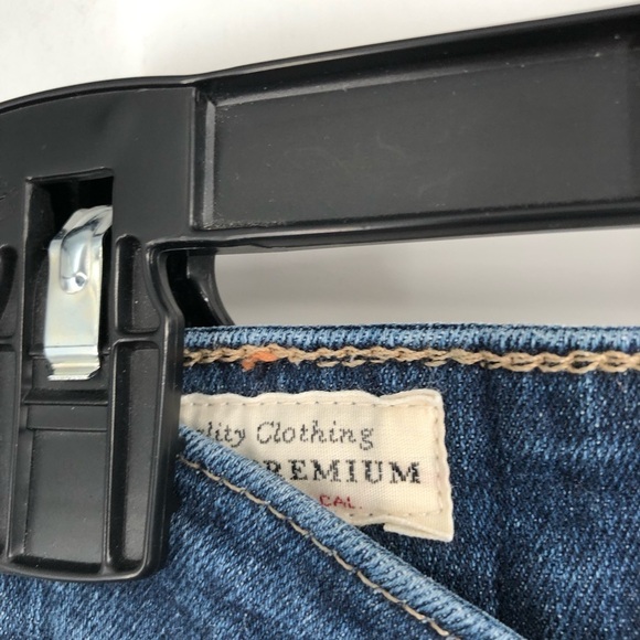 LEVI'S 721 High Rise Skinny Jeans Premium Denim Stretch Distressed Ripped 26 Wmn - Picture 5 of 9